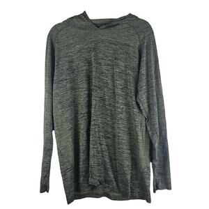 Zyia Active Mens Size Small Green Performance Long Sleeve Hoodie Pullover Size L